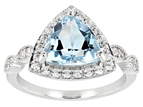 Sky Blue Topaz Rhodium Over Sterling Silver Ring 2.79ctw - CTB1502 ...