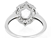 White Zircon Rhodium Over Sterling Silver Ring 2.99ctw