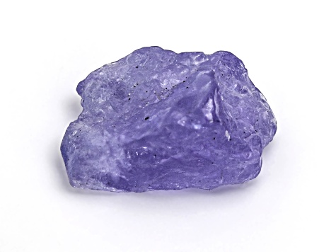 0.85ct Free-form Tanzanite Rough With Tanzanite Information Card