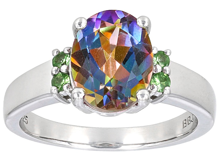 5000vt ダイヤモンド White Lab-Grown Diamond Rhodium Over Sterling Silver Cluster