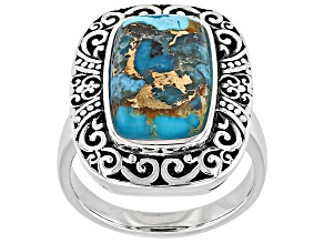 Mohave Kingman Turquoise Sterling Silver Ring