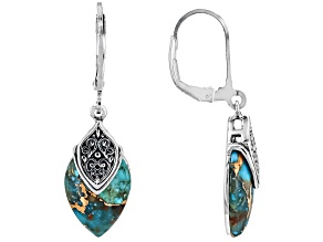 Mohave Kingman Turquoise Sterling Silver Earrings