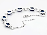 Blue Opal Sterling Silver Bracelet