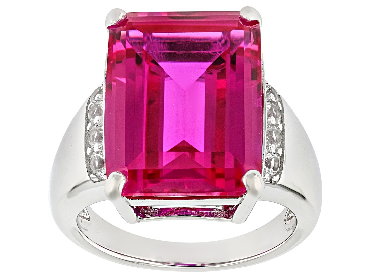 Magma Cubic Silver Ring★私だけの個性 White Cubic Zirconia Rhodium Over Sterling Silver Ring 2.18