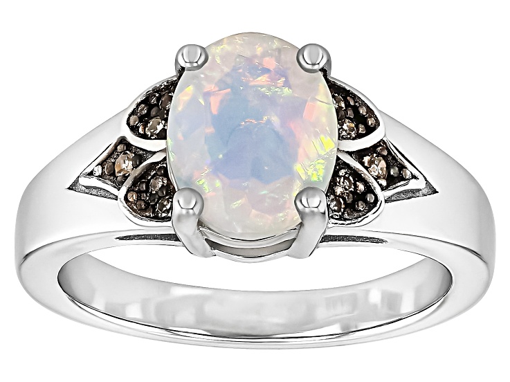 指輪・リング [Retro finger] Ethiopia Opal Opulent Ethiopian Opal Ring in Rose & White Gold