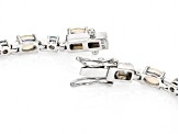 White Ethiopian Opal Rhodium Over Sterling Silver Bracelet 6.39ctw