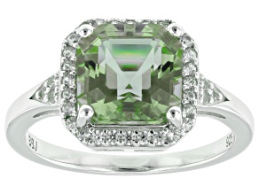 Color Change Zandrite(R) Rhodium Over Sterling Silver Ring 2.84ctw