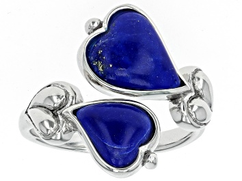 Picture of Lapis Lazuli Sterling Silver Bypass Ring