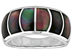 Mother-of-Pearl Sterling Silver Band Ring