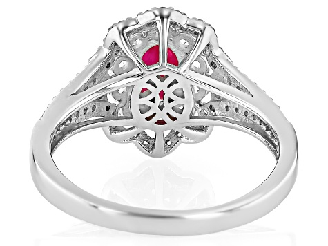 John Saul Ruby Rhodium Over Sterling Silver Ring 1.72ctw John Saul Ruby Rhodium Over Sterling Silver Ring 1.72ctw