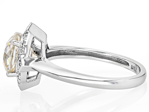 ダイナスフィア　Platinum White Cubic Zirconia Scintillant Cut Rhodium Over Silver