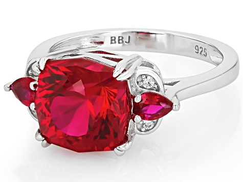 STERLING RUBY CHRON 美品 KARMA Ruby Cabochon Charm in Sterling Silver — Thanks Dad