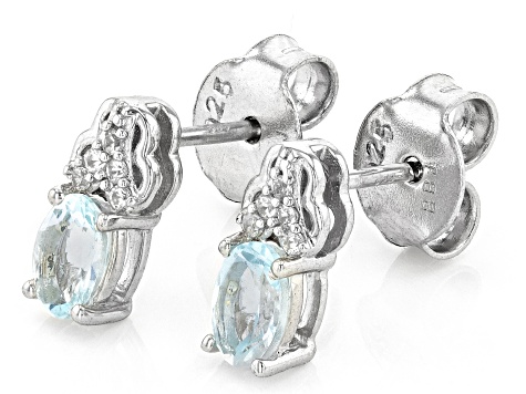 Jtv deals aquamarine earrings