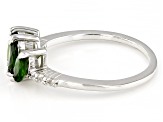 Green Chrome Diopside Sterling Silver Ring 0.72ctw