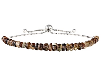 Picture of Andalusite Rhodium Over Sterling Silver Bolo Bracelet