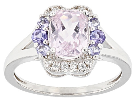 Kunzite Rhodium Over Sterling Silver Ring 1.94ctw - CTB747 | JTV.com