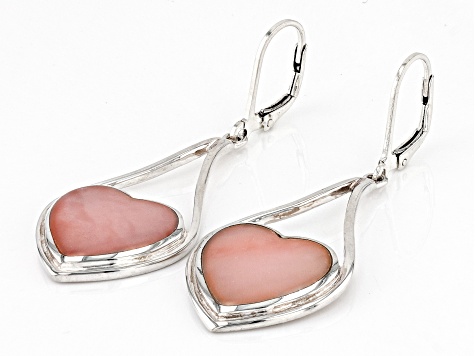 Pink Opal Sterling Silver Dangle Earrings - CTB757 | JTV.com