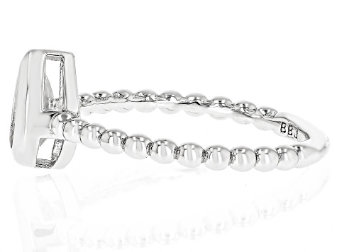 CONPE10&OMAN10 ホワイト White Cubic Zirconia Rhodium Over Sterling Silver Earrings