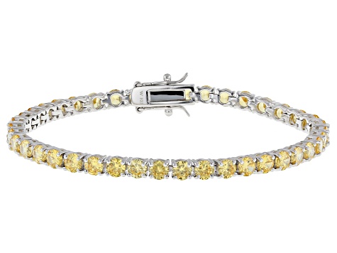 Details about   Diamond Treats Tennis Bracelet Silver Rose Yellow Gold Plated Zirconia Jewellery