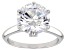 White Cubic Zirconia Rhodium Over Sterling Silver Ring 7.99CTW