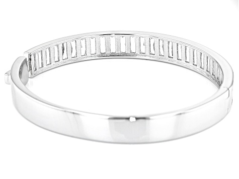 White Cubic Zirconia Rhodium Over Sterling Silver Bracelet 21.00ctw