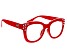 Charles Winston for Bella Luce® Red Frame and Crystals Reading Glasses Strength 2