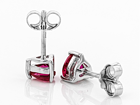 children's ruby stud earrings