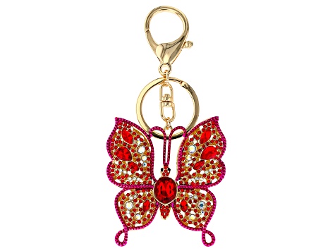 Sparkling Transparent Butterfly Crystal Stone Plated Ab - Temu