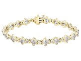 Diamond 10k Yellow Gold Tennis Bracelet 2.00ctw