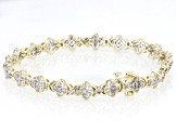 Diamond 10k Yellow Gold Tennis Bracelet 2.00ctw