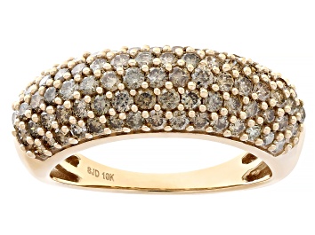 Picture of Candlelight Diamonds™ 10k Yellow Gold Wide Band Ring 1.40ctw