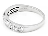 White Diamond 10k White Gold Band Ring 0.33ctw