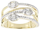 10k Yellow Gold Thumb Ring | Open Design Band | Polished Finish | Handmade In USA | Size 16 - View #6