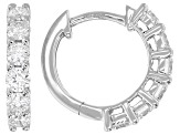 White Lab-Grown Diamond H SI1 Rhodium & 14k Yellow Gold Over Silver Earrings Set Of 2 Pairs 2.00ctw