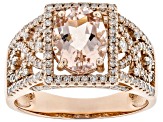 Pink Morganite 14k Rose Gold Ring 1.99ctw