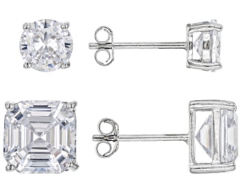 Certified Pear Shape White Lab-Grown Diamond E-F SI 18k Yellow Gold Stud Earrings 1.50ctw