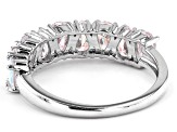 Aurora Borealis Cubic Zirconia Rhodium Over Sterling Silver Ring And Bracelet Set 21.15ctw