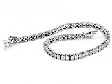 Cubic Zirconia Platinum Over Sterling Silver Bracelet 8.77ctw