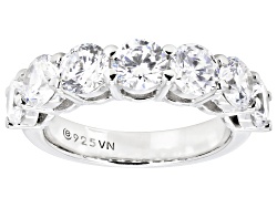 White Cubic Zirconia 18k Yellow Gold Over Sterling Silver Ring 1.95ctw
