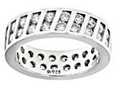 White Cubic Zirconia Platinum Over Sterling Silver Ring 1.76ctw