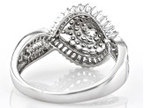 Diamond 10k White Gold Ring .50ctw