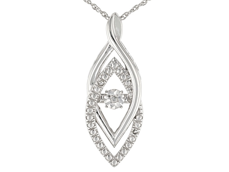 Sterling Silver Diamond Necklaces | JTV.com