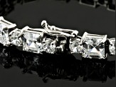 Cubic Zirconia Rhodium Over Sterling Silver Bracelet 35.00ctw