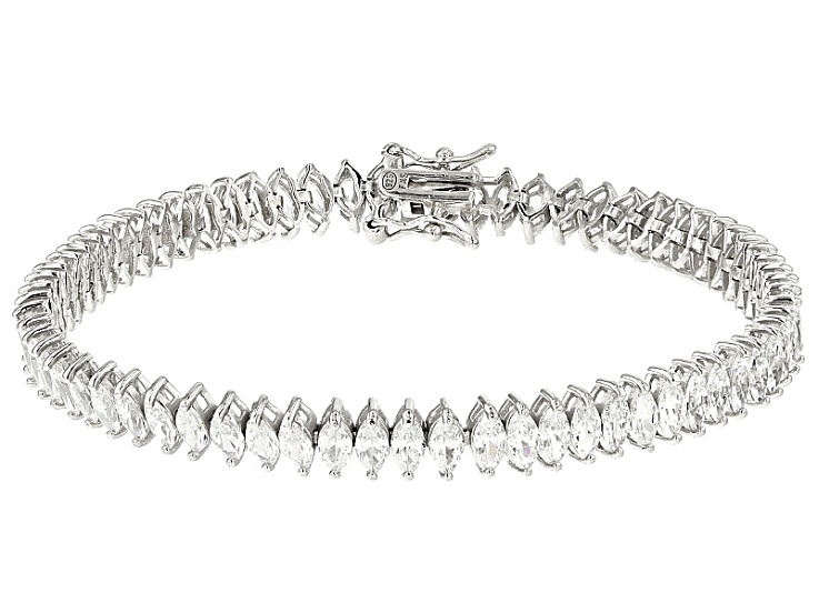 アクセサリー FIVE THIRTY PARK Crystal ID Bracelet S Frilled Heart Diamond Bracelet – Steven Singer Jewelers