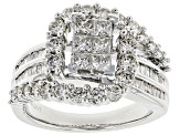 White Diamond 14k White Gold Ring 2.00ctw