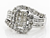 White Diamond 14k White Gold Ring 2.00ctw