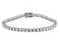 White Cubic Zirconia Platinum Over Sterling Silver Bracelet 15.00ctw