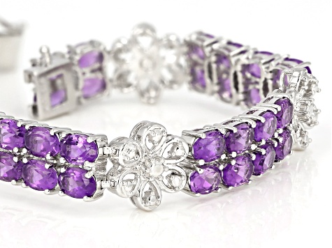 Details about   Dazzling Purple African Amethyst Gemstone 925 Sterling Silver Spinner Band