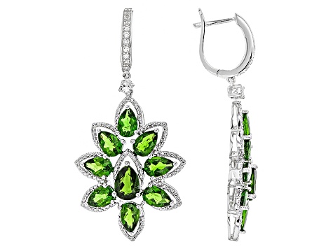 diopside earrings