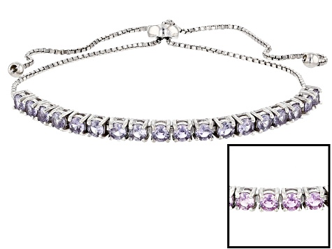 Color Change Lab Created Alexandrite Sterling Silver Adjule Bolo Color Change Lab Created Alexandrite Sterling Silver Adjule Bolo Bracelet 2 35ctw